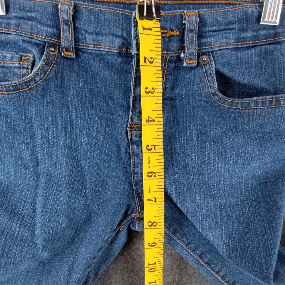 Childrens Place Jeans Youth Girls 8 Blue‎ Bootcut Stretch Adjust📸SEE📏📸